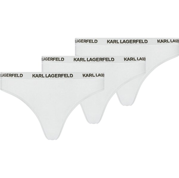 Karl Lagerfeld Nohavičky čierna / biela 66461814