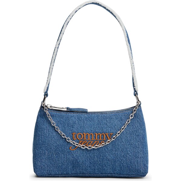 Tommy Jeans Kabelka na rameno modrá denim / hnedá 66462334