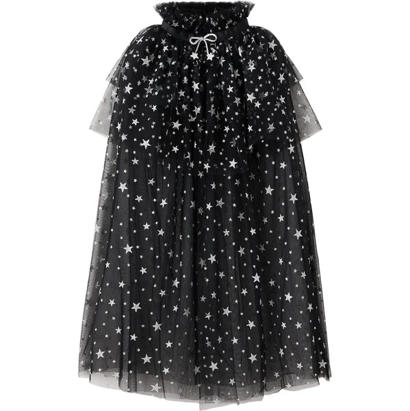 MANGO KIDS Kabát HOCUSC čierna / strieborná 66462516