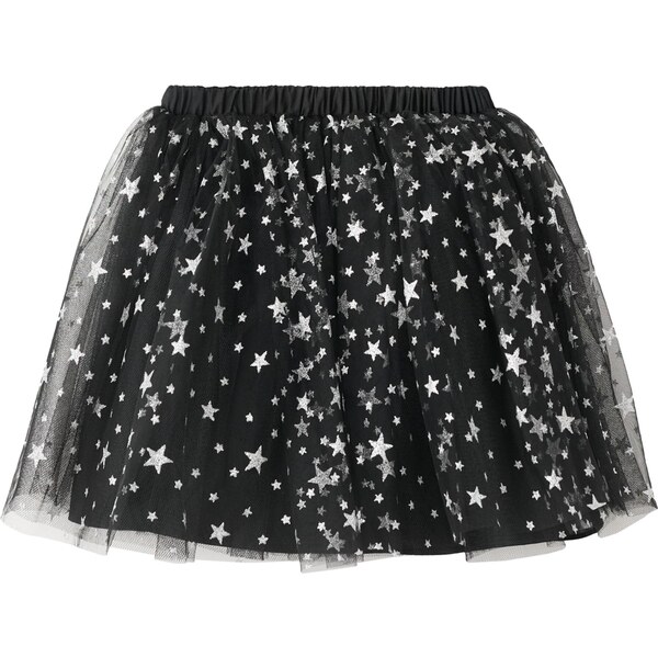 MANGO KIDS Sukňa HOCUS čierna / strieborná 66462513