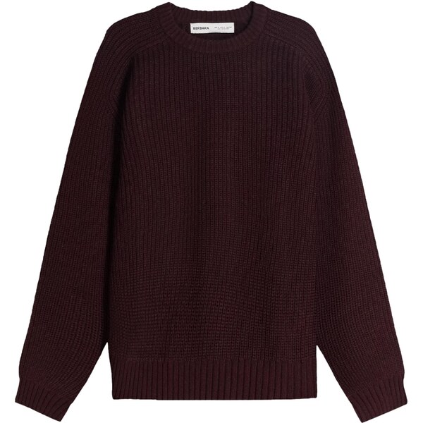 Bershka Sveter bordová 66462536