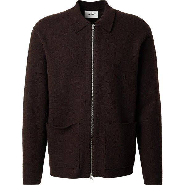 NN07 Kardigán Jonas tmavohnedá 66462793