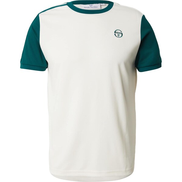 Sergio Tacchini Tričko Cesena smaragdová / biela 66462860
