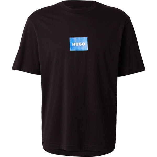 HUGO Tričko Nayonix modrá / čierna / biela 66462908