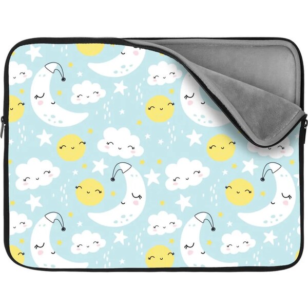 Sablio Obal na notebook Mesiace, slniečka a obláčiky 65426901