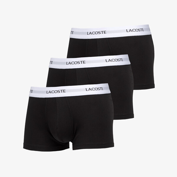 Boxerky LACOSTE 3-Pack Trunk Black L 66464660