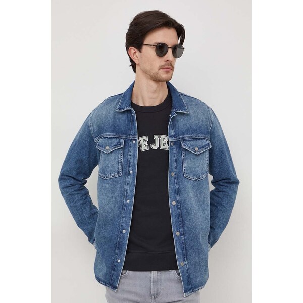 Rifľová košeľa Pepe Jeans Dave Liberty 47399289