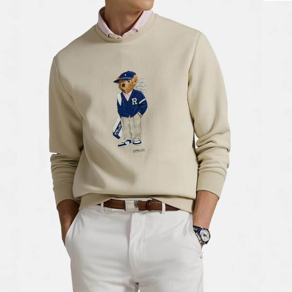 Pánská béžová mikina Ralph Lauren M56532 66467481