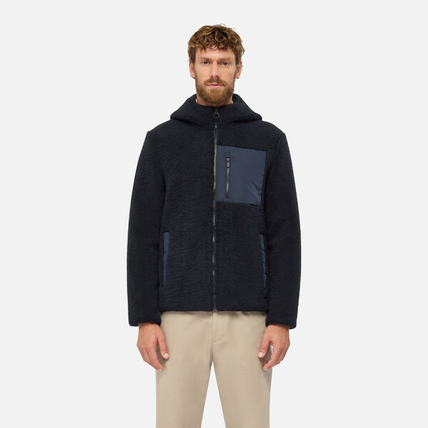 Tmavomodrá pánska mikina Geox 66469403