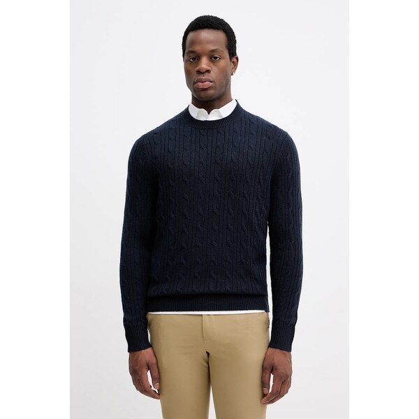 Sveter s prímesou kašmíru BOSS H-Hetico 66363129