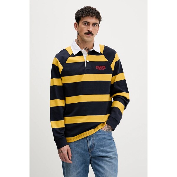 Bavlnené tričko s dlhým rukávom United Colors of Benetton x Stranger 66344812