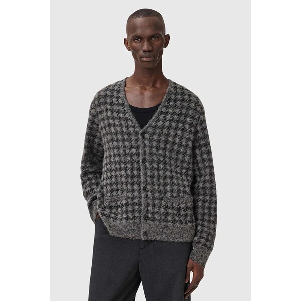 Kardigan s prímesou vlny AllSaints 66438935