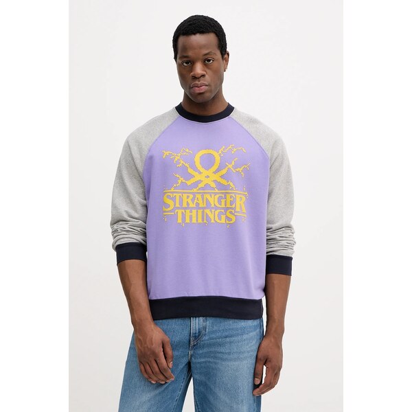 Bavlnená mikina United Colors of Benetton x Stranger Things 66438261