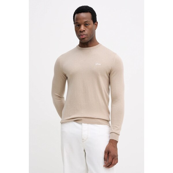 Sveter s prímesou hodvábu Guess DANIEL 66436966