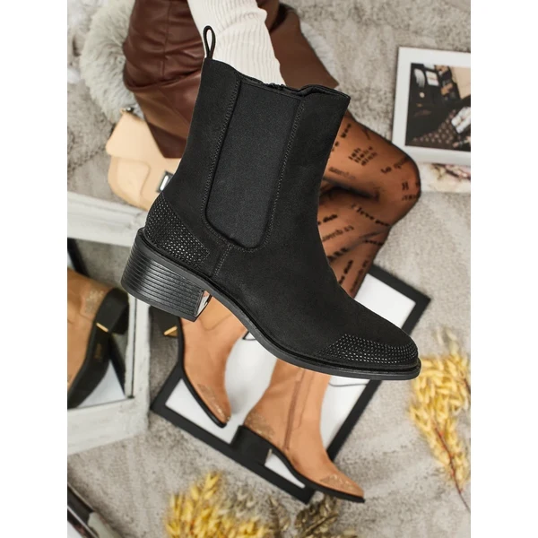 Dámske členkové topánky Resti s kamienkami 66470749