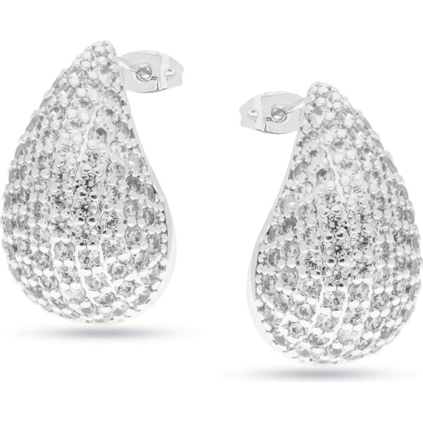 Liu Jo Oceľové náušnice so zirkónmi Tear Drop Essential LJ2718 66596094