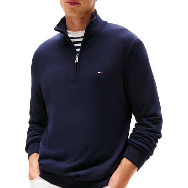 Modrý svetr se zipem Tommy Hilfiger M56533 66469646