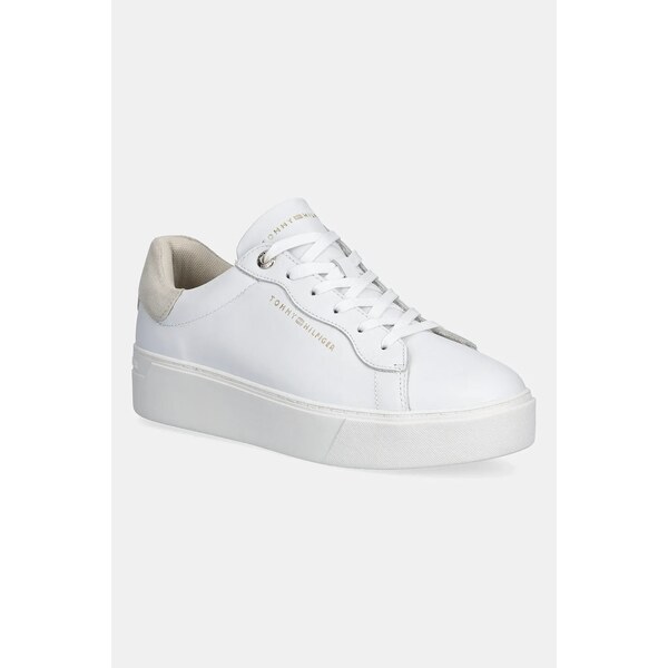 Kožené tenisky Tommy Hilfiger CHIC PLATFORM CUPSOLE SNEAKER 66323109