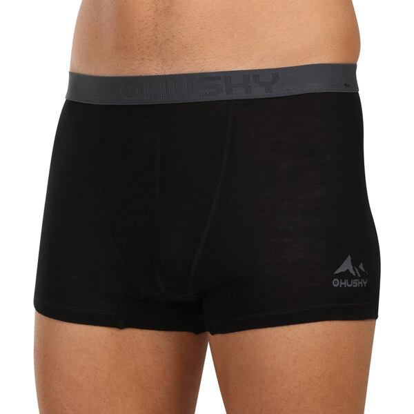 Pánske boxerky HUSKY MEX merino čierné (HT0-0815) 66382763