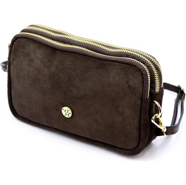 Malá dámska kabelka z brúsenej prírodnej kože Gregorio 1749 66470795