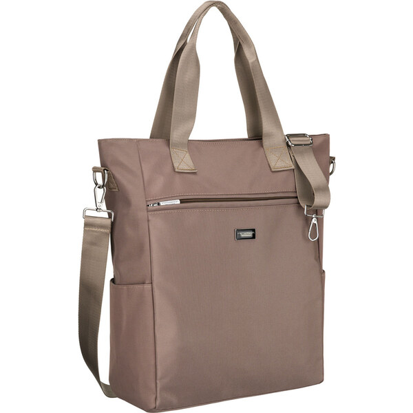 Peterson Béžová dámska shopper taška na uchách s odnímateľným popruhom 66470822