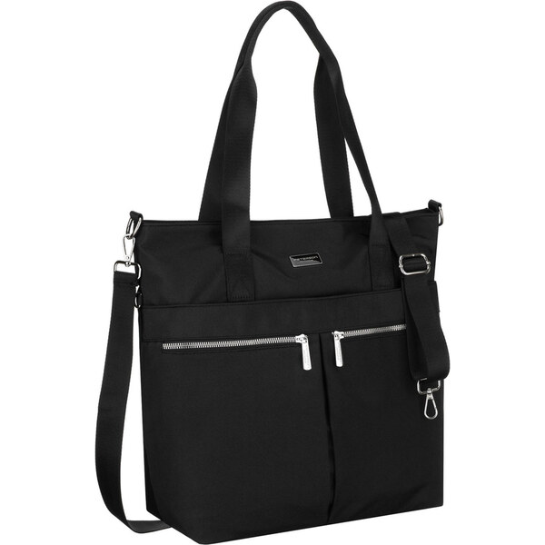 Peterson Dámska čierna shopper taška s jednou komorou a zapínaním na 66470829