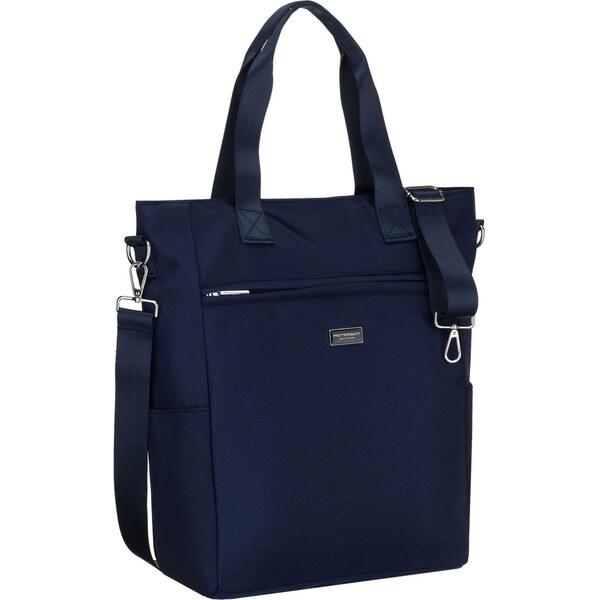 Peterson Dámska granátová shopper taška s jednou komorou a zipsovým 66470824