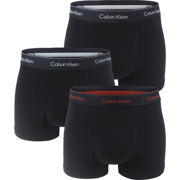 Calvin Klein - boxerky 3PACK Icon cotton stretch relaxed black / deep 66470845