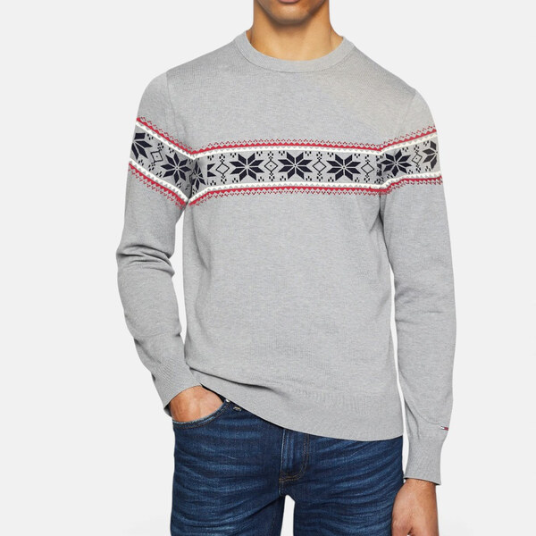 Pánský svetr Tommy Hilfiger se zimním vzorem 56537 66471039