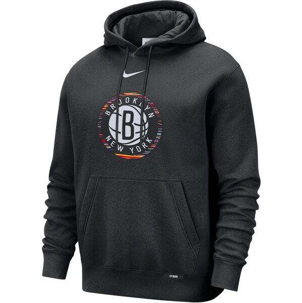 Nike Brooklyn Nets City Edition Club Hoodie - Pánske - Mikina Nike - 66471158