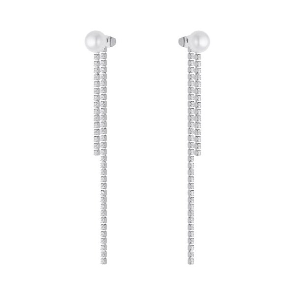 Liu Jo Trblietavé visiace náušnice s perličkami a kryštálmi LJ3020 66595962