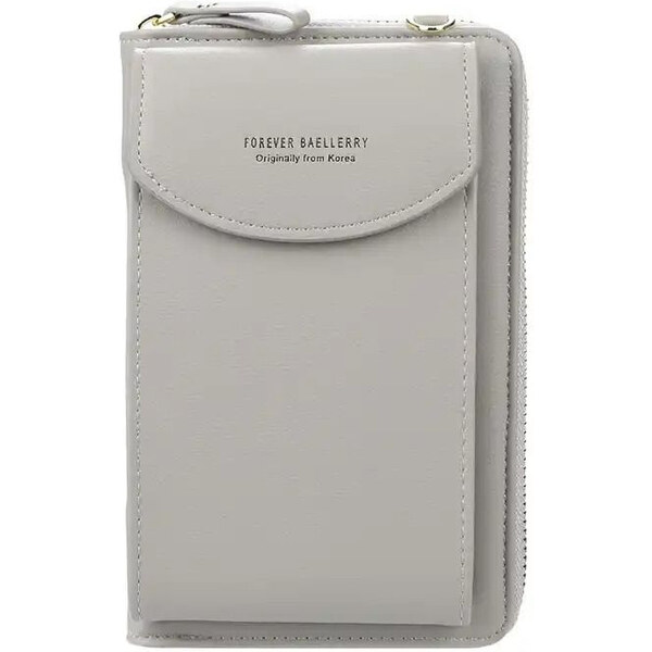 Baellerry Dámska peňaženka s popruhom Cora Šedá 65229536