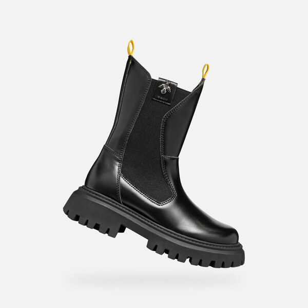 Čierne členkové topánky Geox Maquinnens 66473124