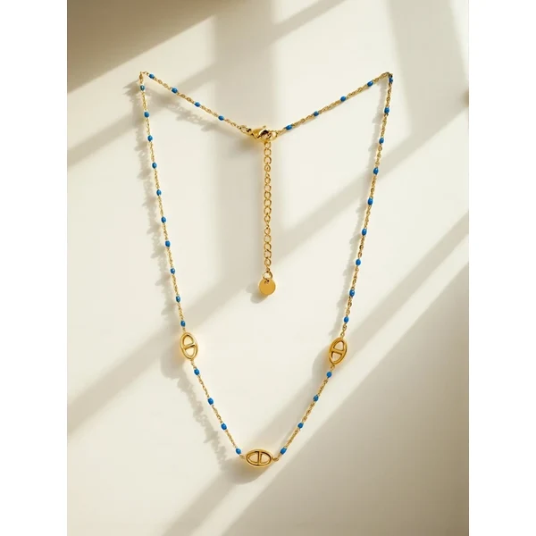 Náhrdelník Resti Callista Aureum s modrými akcentmi 66472948