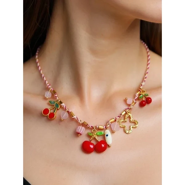 Náhrdelník Resti Atena Charm Cherry 66473031