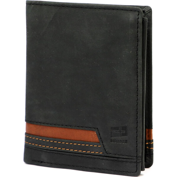 Pánska kožená peňaženka Nordee čierna KZ54405 66473595