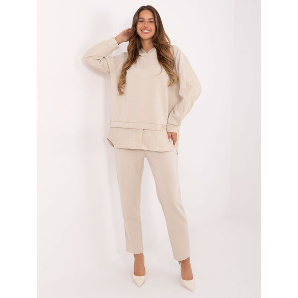 Italy Moda Komplet svetlo béžový 66473408