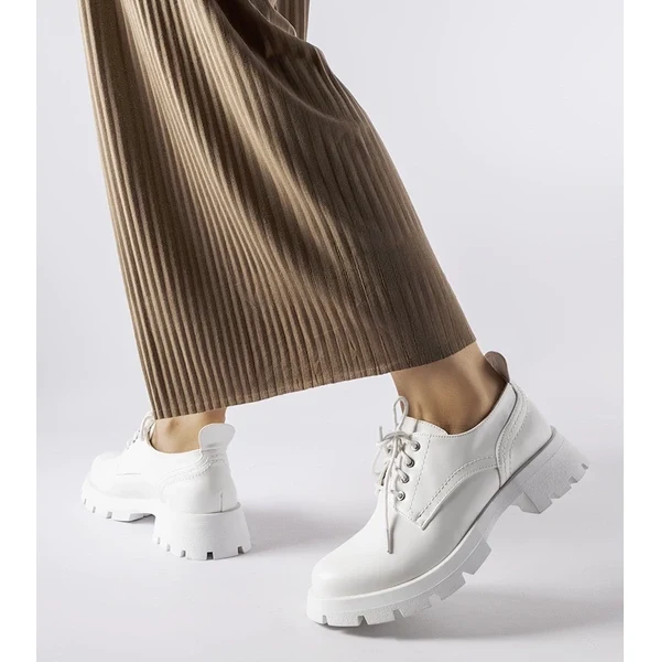 Biele členkové topánky Gemre 66473966