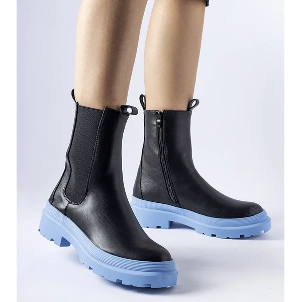 Členkové topánky Gemre na modrej podrážke 66473982