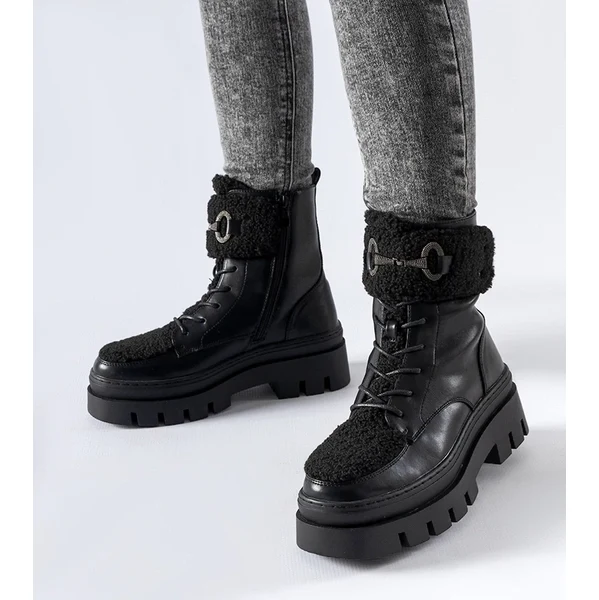 Gemre Čierne zateplené workery s prackou 66473910