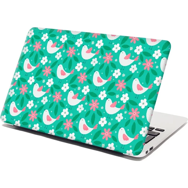 Sablio Samolepka na notebook Kvetiny a vtáčiky 65100094