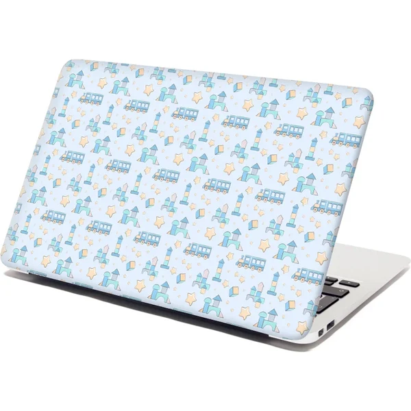 Sablio Samolepka na notebook Stavebnice a vláčiky 65099859