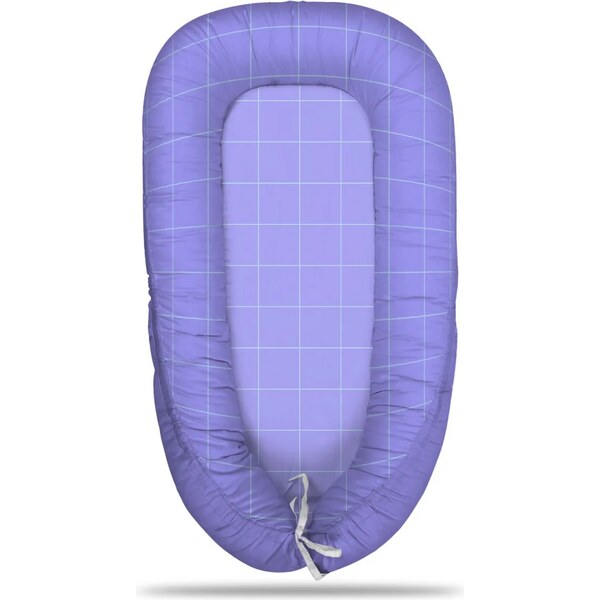 Sablio Hniezdočko pre bábätko Štvorcový vzor fialové 65113979