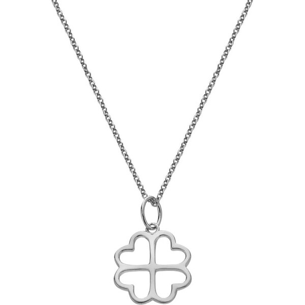 Hot Diamonds Strieborný náhrdelník Štvorlístok Silver Whisper SWP010 66595894