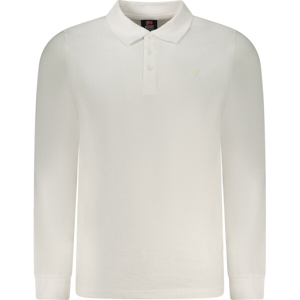 NORWAY 1963 MENS LONG-SLEEVED POLO SHIRT WHITE 66510056