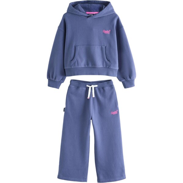 Superdry & Co Joggingová súprava námornícka modrá / ružová 66480445