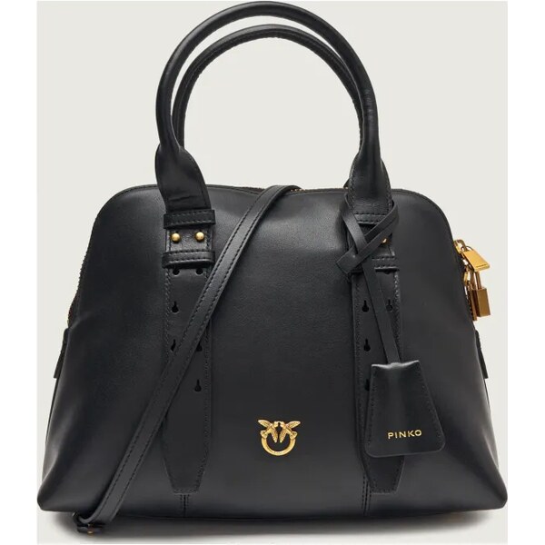 Pinko Kožený kufrík BOWLING BAG MEDIUM 66469670