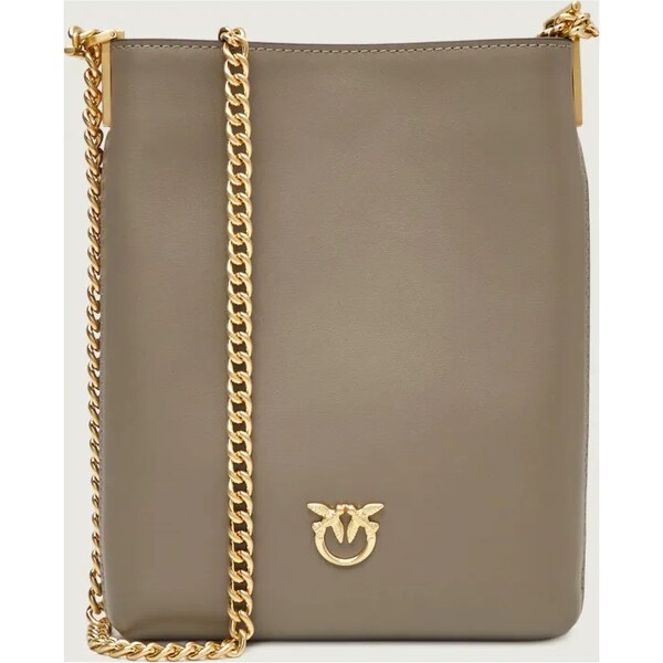 Pinko Kožená kabelka na rameno 66474919