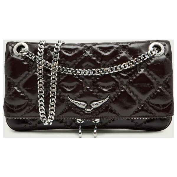 Zadig&Voltaire Kožená kabelka na rameno Rock II 66475019