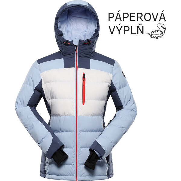 ALPINE PRO - FERERA 2 DÁMSKA PÁPEROVÁ LYŽIARSKA BUNDA S MEMBRÁNOU PTX 66163126